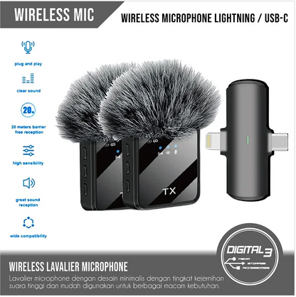 Wireless Lavalier Microphone Smart Galaxy