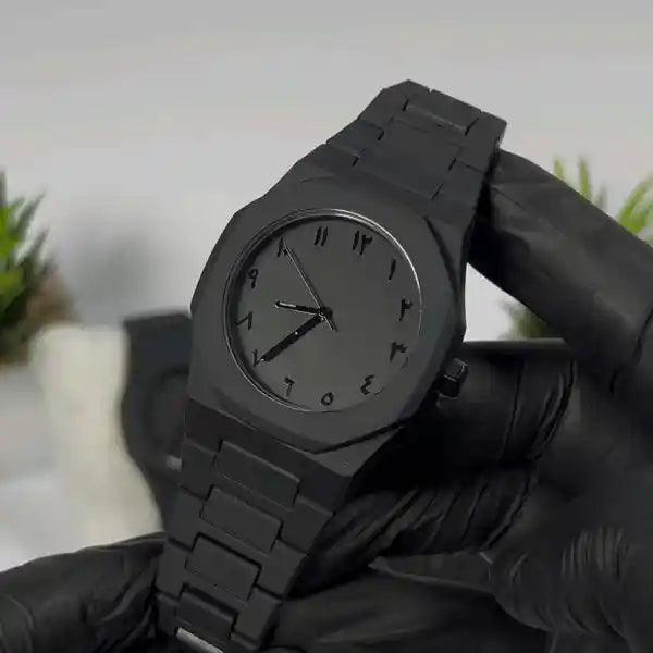 Black Arabic Aura Watch Smart Galaxy
