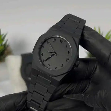 Black Arabic Aura Watch Smart Galaxy