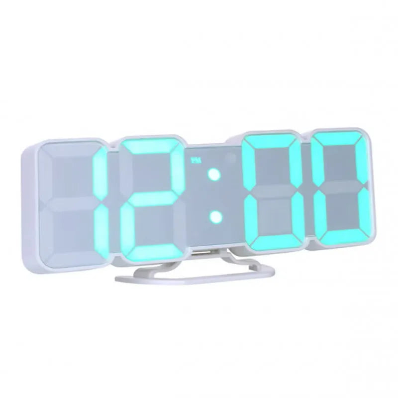 3D Wireless Remote Digital LED Alarm Clock Smart Galaxy