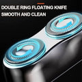 Mini Shavers for Men, Washable Double Head Smart Galaxy