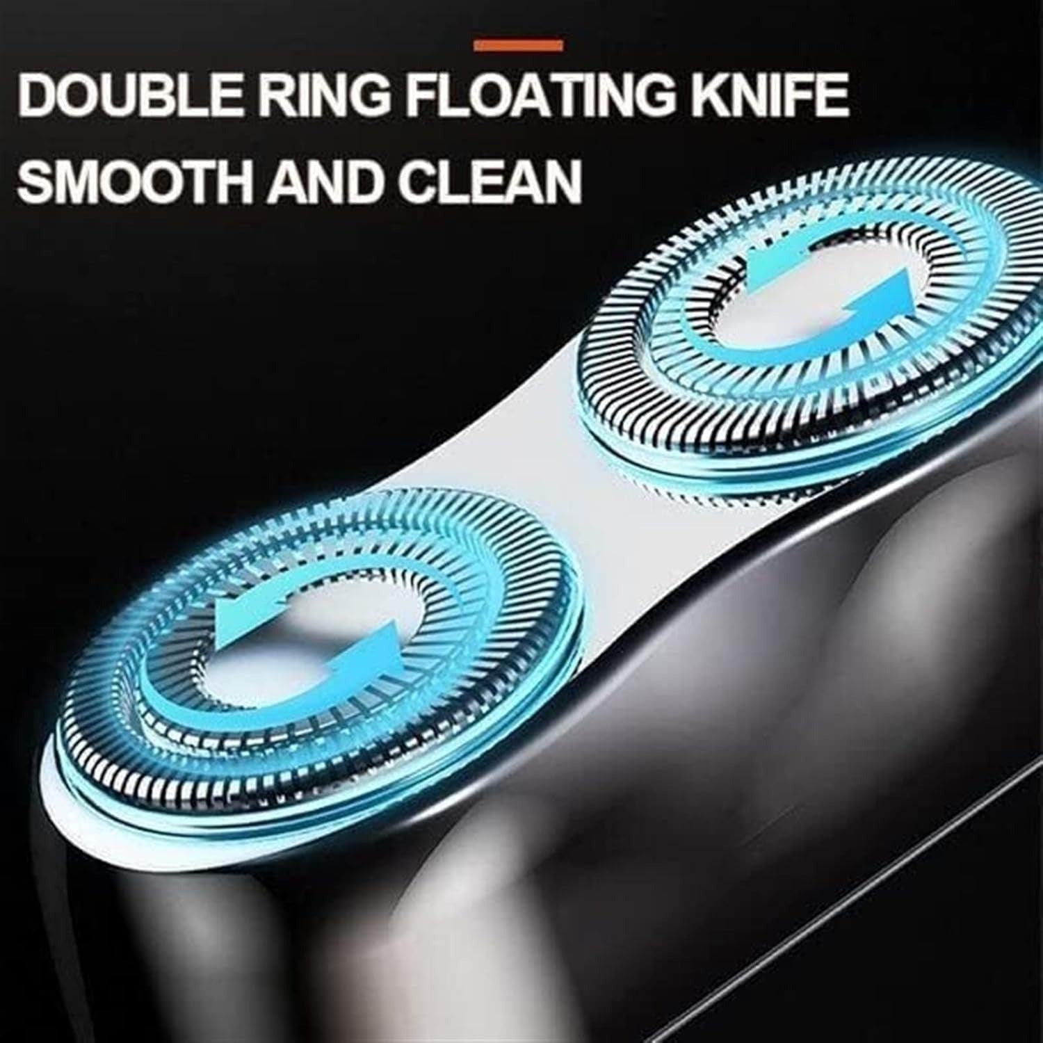 Mini Shavers for Men, Washable Double Head Smart Galaxy